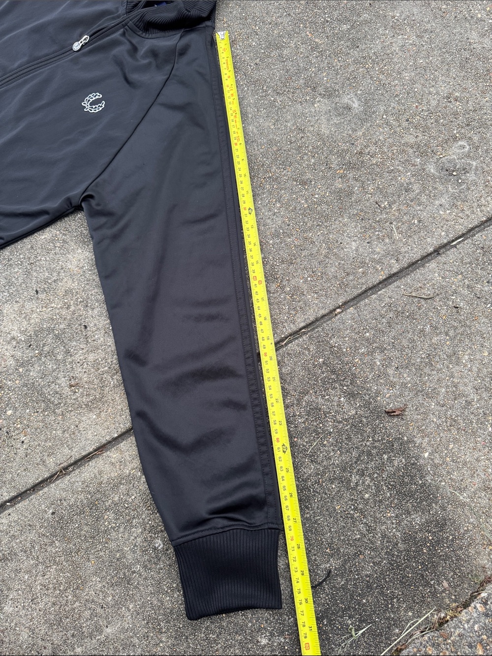 Fred Perry Black Track Jacket - Picture 6 of 8